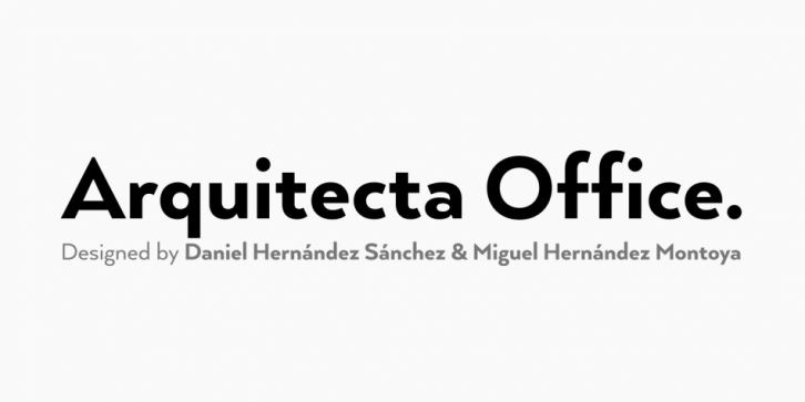 Arquitecta Office font preview