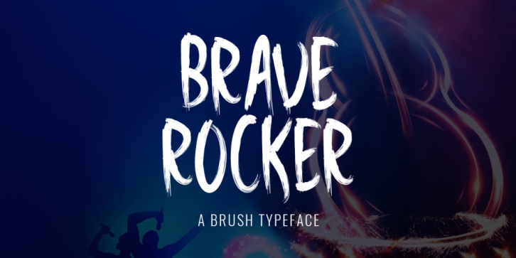 Brave Rocker font preview