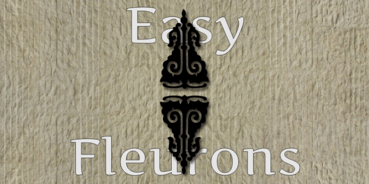 Easy Fleurons font preview