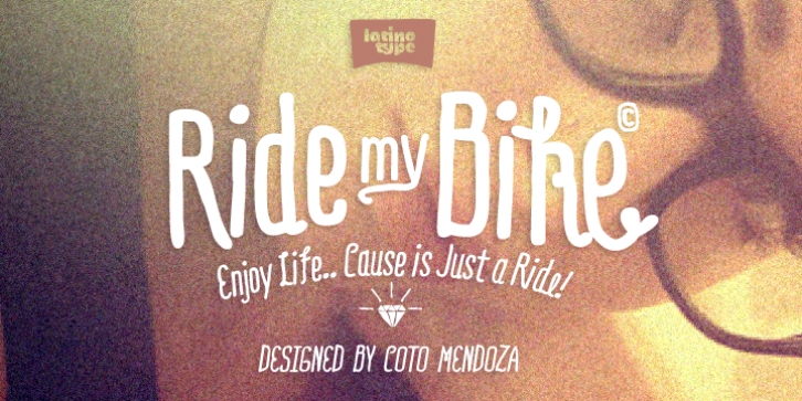 Ride my Bike font preview