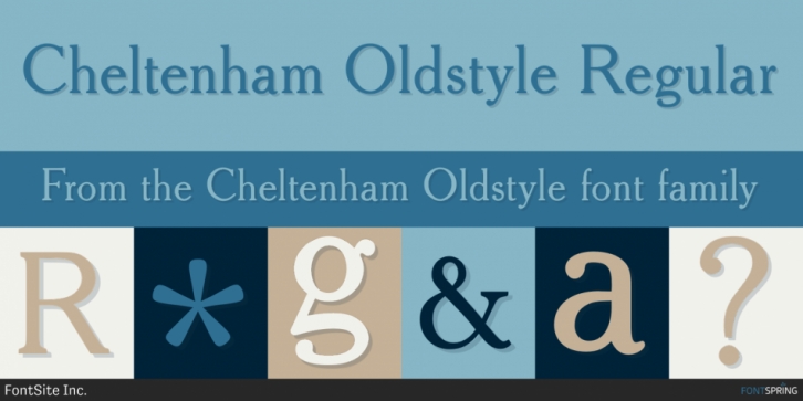 Cheltenham Oldstyle font preview