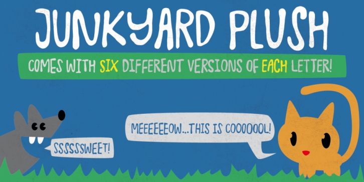 Junkyard font preview