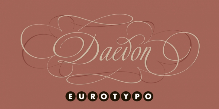 Daevon font preview