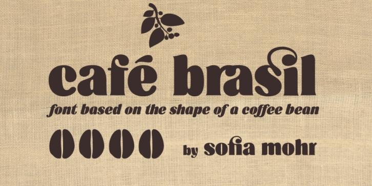 Cafe Brasil font preview