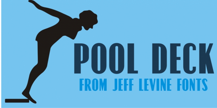 Pool Deck JNL font preview