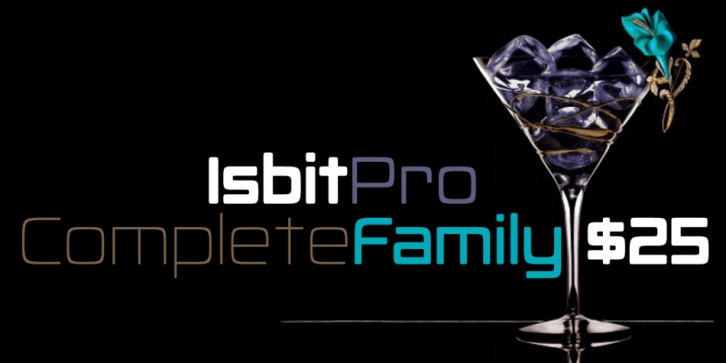 Isbit Pro font preview