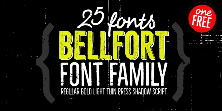 Bellfort font preview