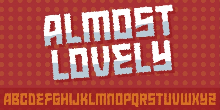 Almost Lovely font preview