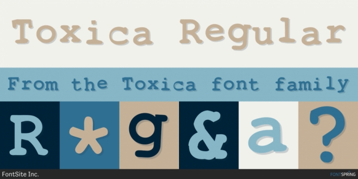 Toxica font preview