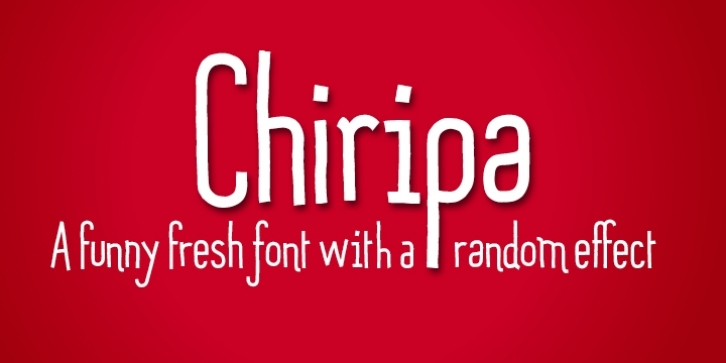 Chiripa font preview