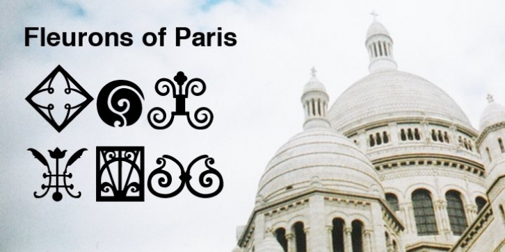 Fleurons of Paris font preview