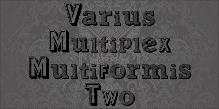 Varius Multiplex font preview