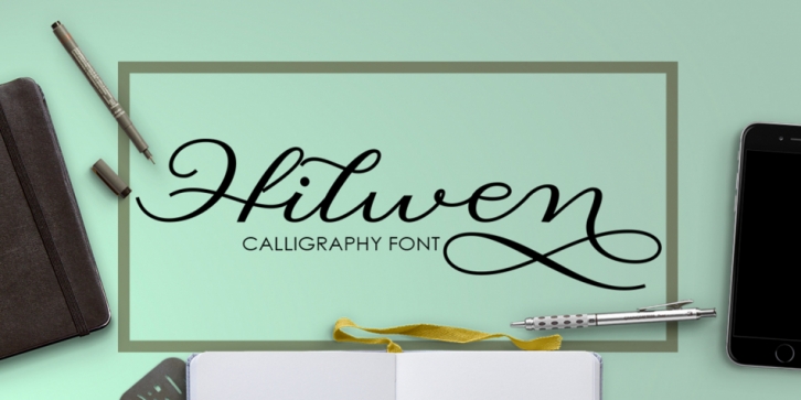 Hilwen Script font preview