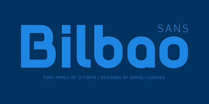 Bilbao Sans font preview