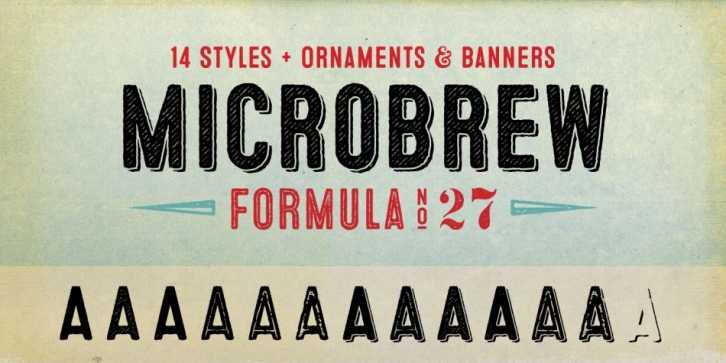 Microbrew font preview