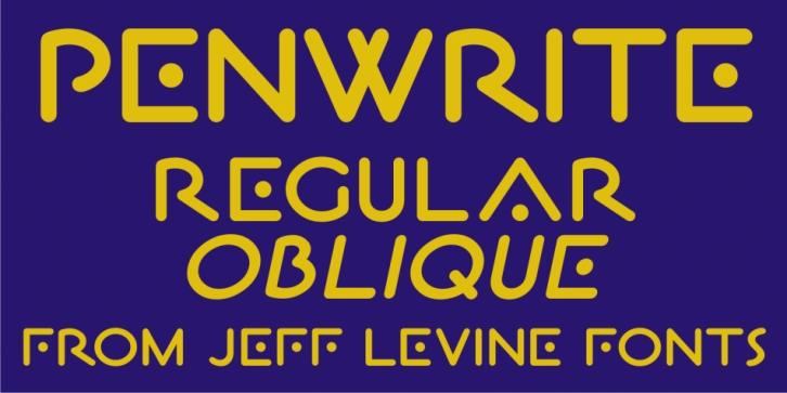 Penwrite JNL font preview