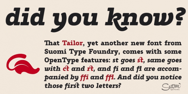 Tailor font preview
