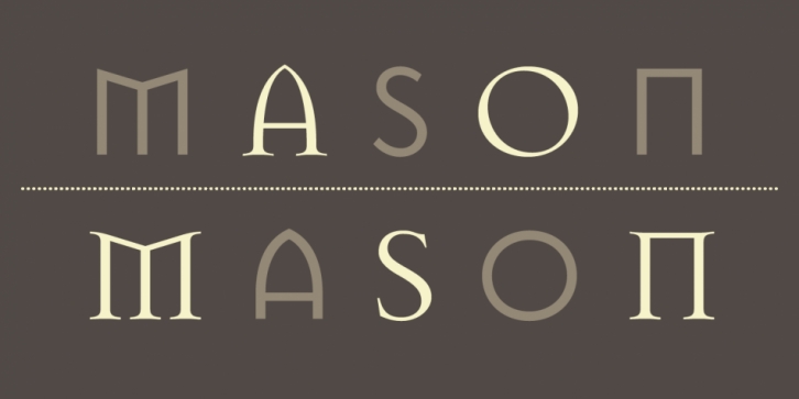 Mason font preview