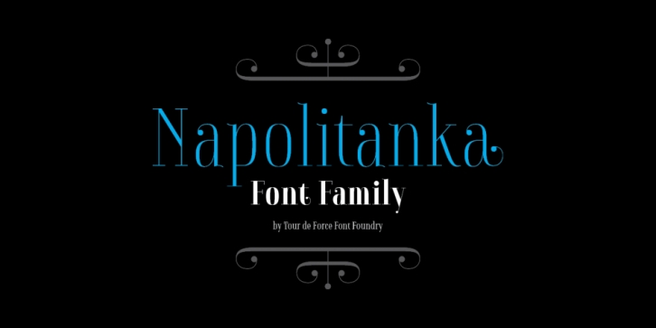 Napolitanka font preview