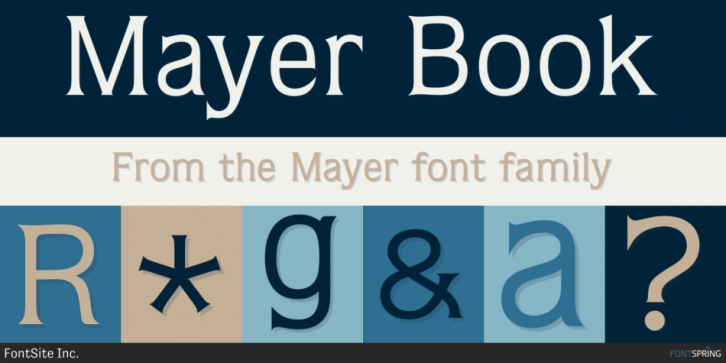 Mayer font preview