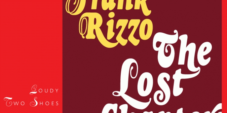 Goudy Two Shoes font preview