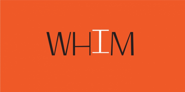 Whim font preview