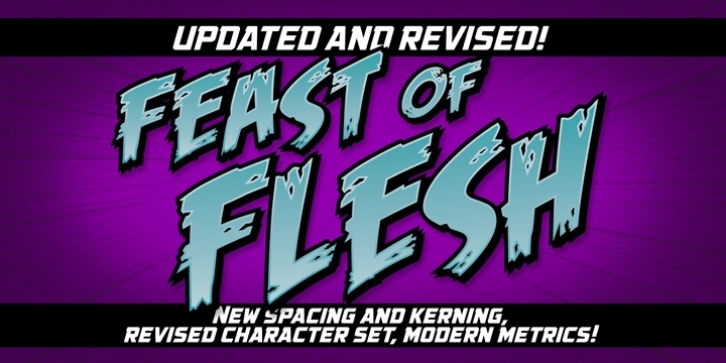 Feast Of Flesh BB font preview
