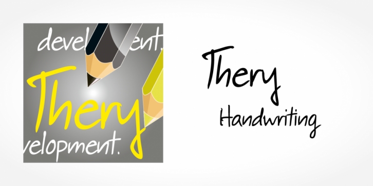 Thery Handwriting font preview