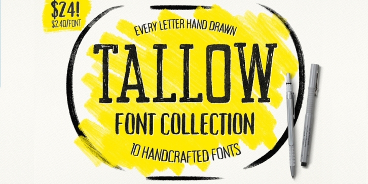Tallow font preview