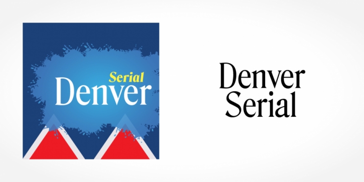 Denver Serial font preview