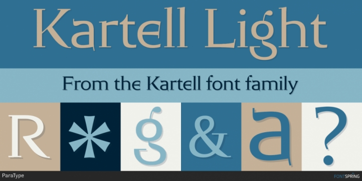 Kartell font preview