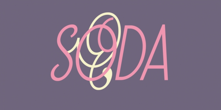 Soda Script font preview