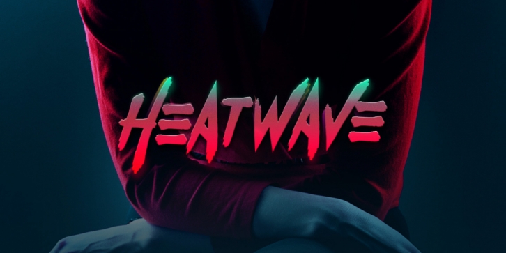 Heatwave font preview